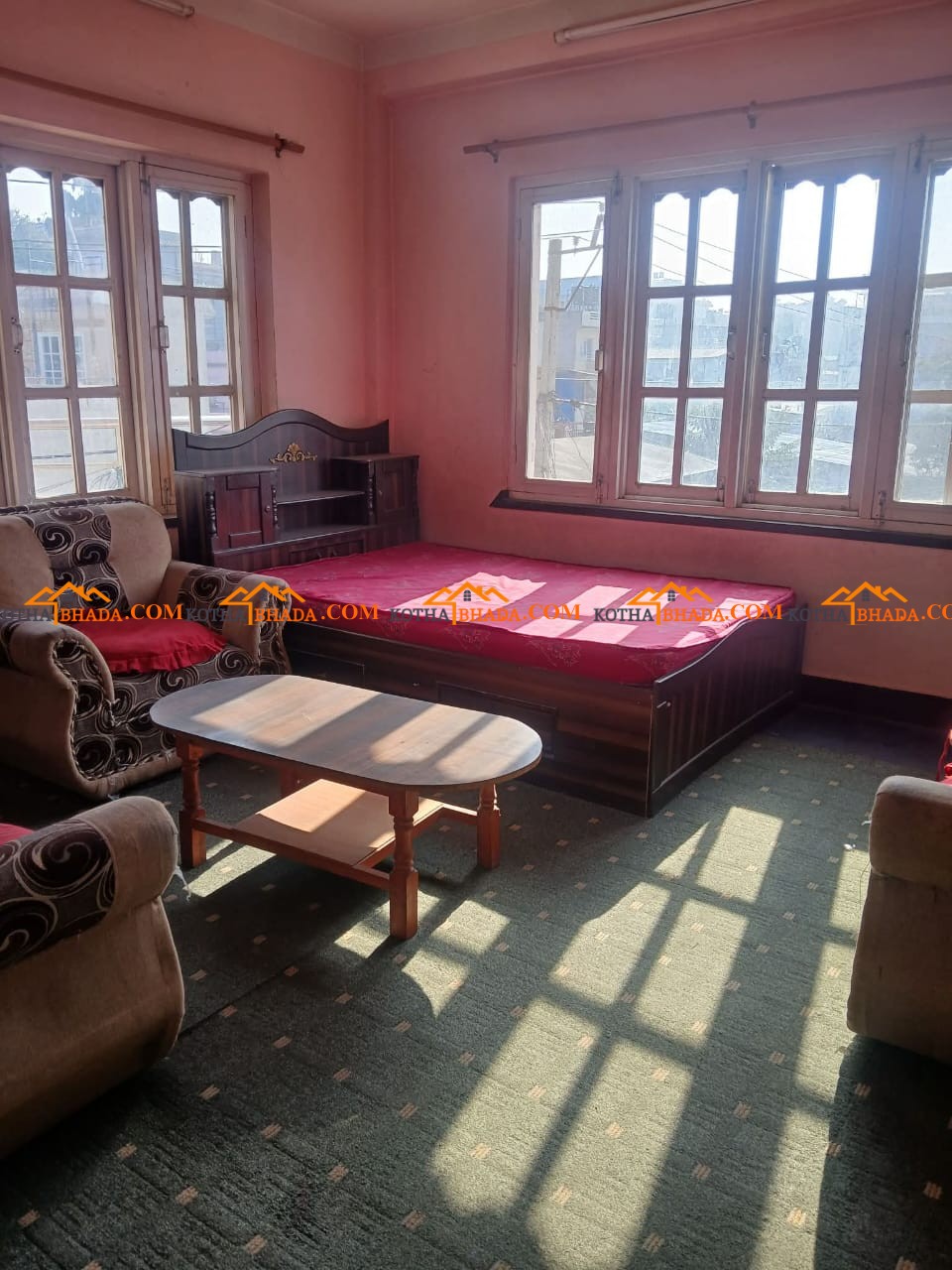2 bed rooms, 1 kitchen & 2 balcony for rent in Kusunti near ringroad